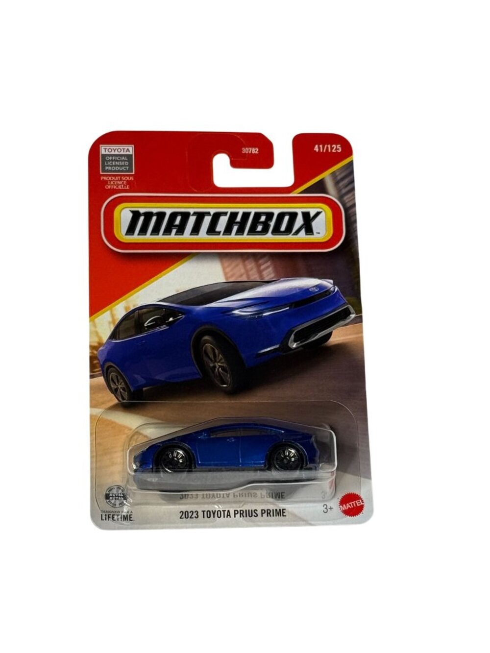 Matchbox 2023 Toyota Prius Prime Blue Diecast Car New